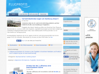 Screenshot des Blogs Flugprofis – Flugtipps, News und Angebote rund ums Reisen