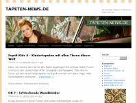 Screenshot des Blogs tapeten-express.de | Neuigkeiten aus der Welt der Tapeten