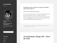 Screenshot des Blogs Its Nothing