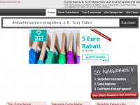Screenshot des Blogs Die Gutschein Wurst