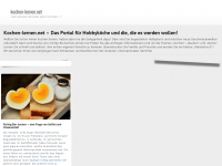 Screenshot des Blogs Kochen lernen