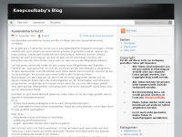 Screenshot des Blogs KeepCoolBaby’s Blog