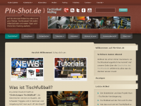 Screenshot des Blogs Der Tischfußball Blog