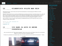 Screenshot des Blogs uXxnox