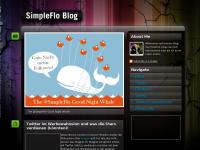 Screenshot des Blogs SimpleFlo