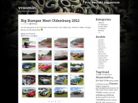 Screenshot des Blogs Vroomin’ | Mopars, Ford Mustang & Musclecars