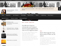 Screenshot des Blogs Magic Guitar