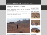 Screenshot des Blogs Friedericke in Israel