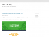 Screenshot des Blogs Mehrgeldblog