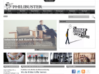 Screenshot des Blogs Philibuster