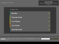 Screenshot des Blogs Pimp Your Mac | Once You go to Mac You never go back