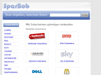 Screenshot des Blogs SparBob