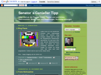 Screenshot des Blogs Senator´s Genießer Tipp