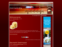 Screenshot des Blogs Gewinnspiele Blog