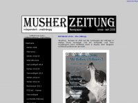 Screenshot des Blogs Schlittenhundzeitung – Musherzeitung