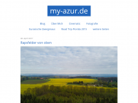 Screenshot des Blogs My-Azur.de – Scrapbook