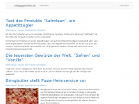 Screenshot des Blogs Alltagsgerichte