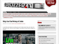 Screenshot des Blogs Glozzer.tv