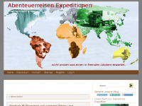 Screenshot des Blogs Reise Abenteuer Expeditionen