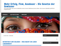 Screenshot des Blogs Ausdauer und Erfolg