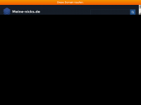 Screenshot des Blogs Meine-Nicks.de – MSN Nicks Sprüche Farbige Nickz
