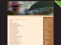 Screenshot des Blogs Maier-Lyrik