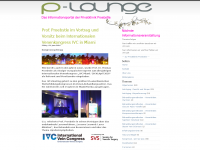 Screenshot des Blogs p-lounge