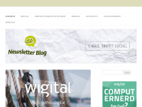 Screenshot des Blogs Newsletter Blog