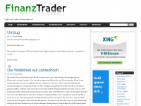 Screenshot des Blogs FinanzTrader