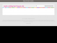 Screenshot des Blogs Blog Mehr Erfolg bei Frauen