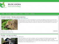 Screenshot des Blogs Blog AN|NA – Haus- und Gartenblog