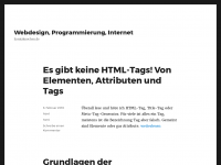 Screenshot des Blogs Ersatzknochen
