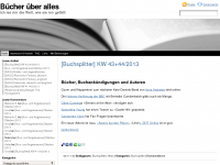 Screenshot des Blogs buecher.ueber-alles!