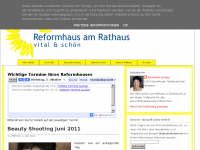 Screenshot des Blogs Das Reformhaus – immer eine gute Wahl