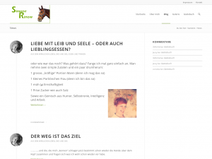 Screenshot des Blogs Mein Leben in Spanien