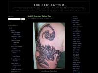 Screenshot des Blogs The Best Tattoo