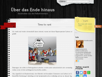 Screenshot des Blogs 8er Tubus, bitte!