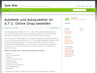 Screenshot des Blogs SparBob-Blog