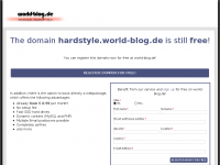 Screenshot des Blogs Life for the Harder Styles of Music!