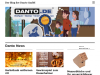 Screenshot des Blogs Danto Blog