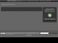 Screenshot des Blogs Sparpropheten