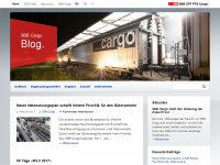 Screenshot des Blogs Cargo-Blog