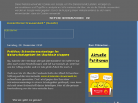 Screenshot des Blogs Tierschutzblog