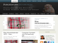 Screenshot des Blogs Plerzelwupps Erfahrungen