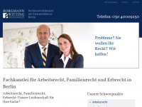 Screenshot des Blogs Anwalt Arbeitsrecht Berlin