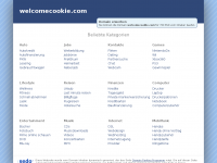 Screenshot des Blogs WelcomeCookie.com