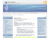 Screenshot des Blogs Taichianer – Mitgliederforum