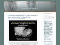 Screenshot des Blogs Michael Mannheimer Islamkritische Essays und Artikel