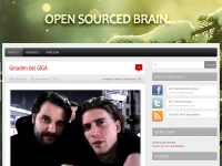 Screenshot des Blogs Open Sourced Brain.