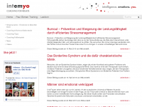Screenshot des Blogs Intemyo Blog Coachingtipps